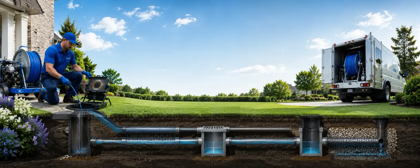 Outdoor drain cleaning information for Sea Cliff, NY